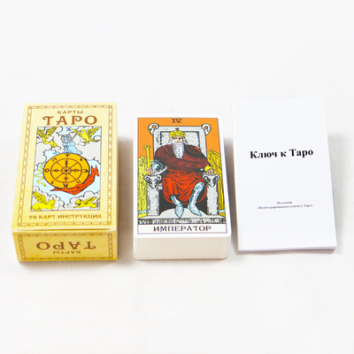 comprar Impressão Personalizada Astrologia Clássica Horóscopo Tarot Cards Com Amigos Impressão Fazer High Quality Rider Tarot Card online manufacture