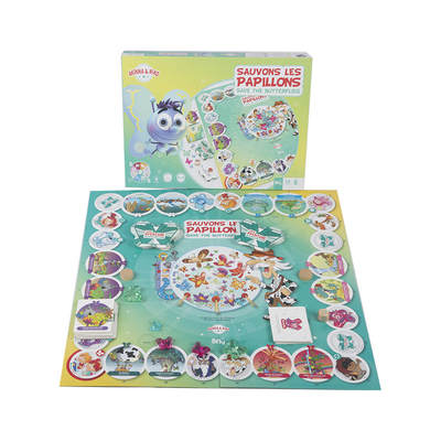 comprar Desenho personalizado Impressão Mesa de cima Tabuleiro infantil Jogo Carrom com cores CMYK / Pantone online manufacture