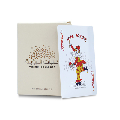 comprar Arábia Saudita Venda de cartas de jogo 100% PVC com acabamento e logotipo personalizado online manufacture