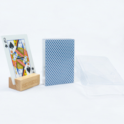 comprar Cartas de jogo de póquer de plástico 100% impermeável personalizadas com folha de borda de prata 63x88mm online manufacture