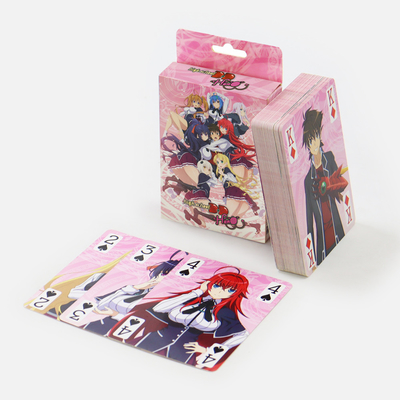 comprar Decks de Poker de Anime Impresso Eco-friendly Custom Packs com acabamento de superfície de textura online manufacture