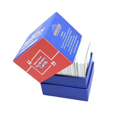 comprar Laminamento de superfície e design personalizado para cartões de aprendizagem coreanos personalizados online manufacture