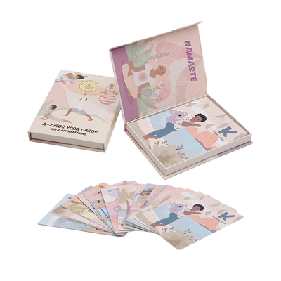 comprar Cartão de prática de yoga de papel personalizado para memória educacional online manufacture