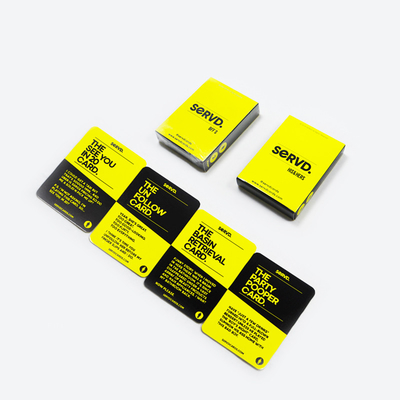 comprar Cartões de jogo de papel normal personalizados com caixa para serviço de impressão e par online manufacture
