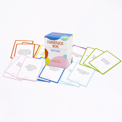 comprar Empresa de Impressão Normal Custom Team Question Discussion Card Game Design com 100 cartas online manufacture
