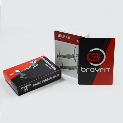 comprar Educação personalizada Desporto jogos de cartas Exercício com caixa para adultos fitness familiar personalizado online manufacture