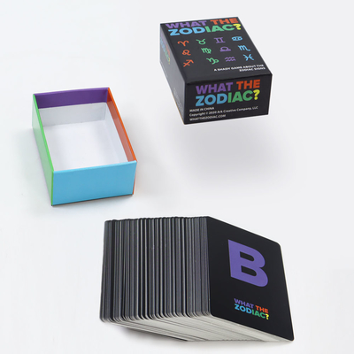 comprar Cartões de jogo de combinação do zodíaco Set de impressão personalizada para festa de meninos e meninas Cartão de bebida preta online manufacture