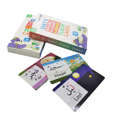 comprar Cartões Flash ecológicos Cartões de prática personalizados para a educação árabe das crianças online manufacture