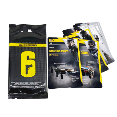 comprar Deck de cartas personalizado Cartões colecionáveis Cartões de troca Impressão Design papel alumínio Cartões de troca jogos Booster embalagem online manufacture