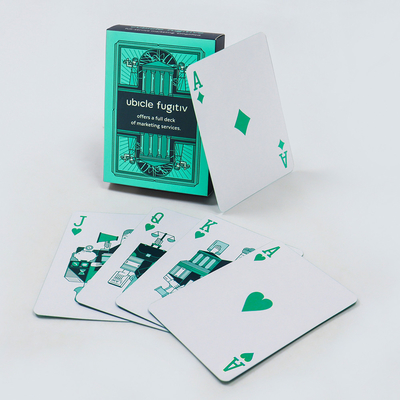 comprar Custom Green Gold Foil Publicidade Jogos de cartas Coleção de luxo dentro muito legal Jogos de cartas verde online manufacture