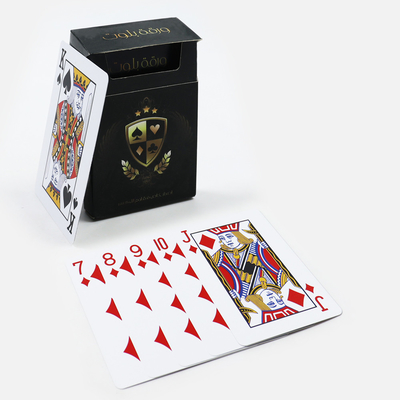 comprar Cartas de Jogar de Plástico Impermeáveis com Logotipo Personalizado PVC Árabe Durável 63*88mm Impermeável online manufacture