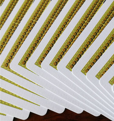 comprar Cartões de jogo personalizados com papel de ouro premium, design personalizado e papel preto de 310 gramas para pôquer e jogos online manufacture