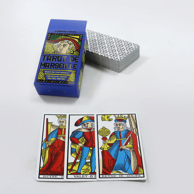 comprar Cartas de Tarot com Design Personalizado com Impressão Offset CMYK de 4 Cores e Embalagem Termoencolhível online manufacture