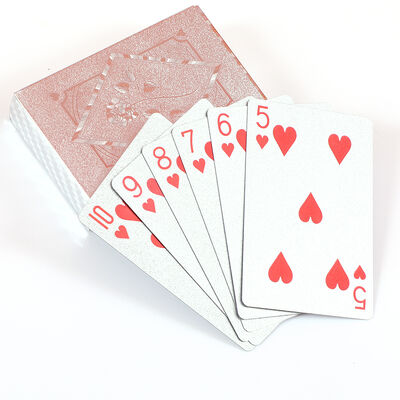 comprar 54 Cartas de Poker Portáteis Duráveis Personalizáveis Clássicas Recicláveis de Luxo Duráveis de Plástico para Jogar online manufacture