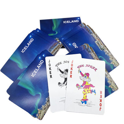 comprar cartões de jogo feitos sob encomenda Front And Back de 57*87mm, cartões enormes personalizados da ponte online manufacture