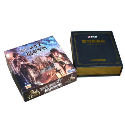 comprar O jogo de mesa personalizado UV do ponto com psiquiatra dourado da caixa da folha envolveu online manufacture