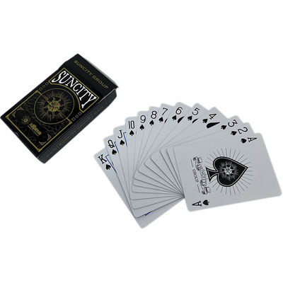 comprar Plataforma imprimindo feita sob encomenda do preto e dos cartões de jogo do ouro feitos em China online manufacture