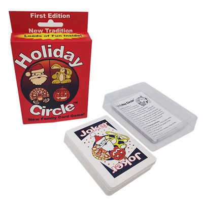 comprar Cartões de jogo do feriado do Natal 57x87mm que ambas as cores completas laterais imprimiram online manufacture