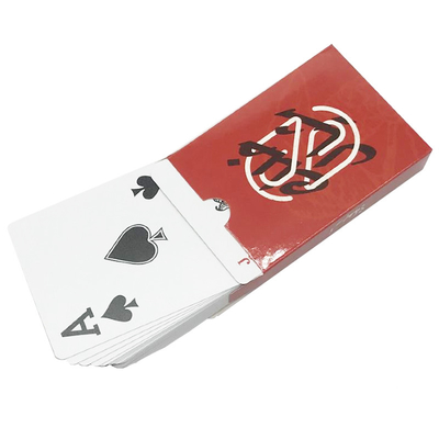 Logotipo feito sob encomenda plástico impermeável lustroso da cor completa de cartões de jogo