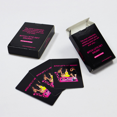 Desenho personalizado cool bêbado desejos jogo de cartas adulto festa jogos de cartas fazer ou ousar atacado premium meninas noite jogos de cartas