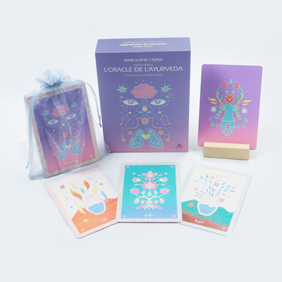 Cartões de Tarô de Oráculo com Bolsa Impressão de Cartões de Tarô Românticos Franceses