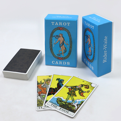 Venda a retalho Cartões de Tarô de Oráculo Personalizados Cartões de Tabuleiro de Impressão Com Guia