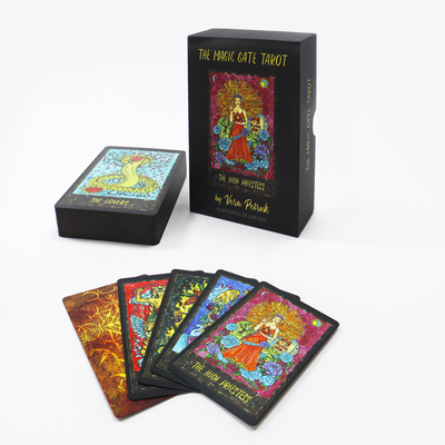 Melhor Vendedor Impressão personalizada Oracle Gold Foil Deck Cartões de jogo de tabuleiro de alta qualidade com caixa rígida