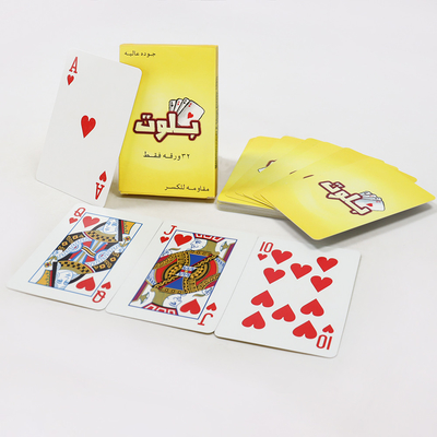Desenho personalizado Logotipo próprio Jogo de poker de plástico Impressão à prova d'água Cartas de jogo de plástico PVC durável