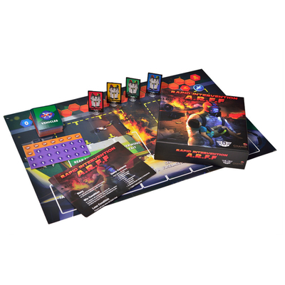 Jogo de batalha de tabuleiro de madeira para crianças Design personalizado aceito e formato de arte de IA