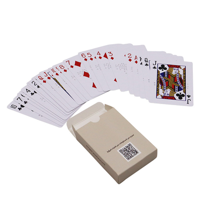 Jogo de Poker Cartões de Jogo com Caixa Deck personalizado Feito de PVC durável e papel tabuleiro