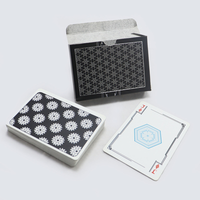 Customize Jogo de Cartas Impresso Caixa de Cartas de Jogo Personalizado Prata Estampado Poker