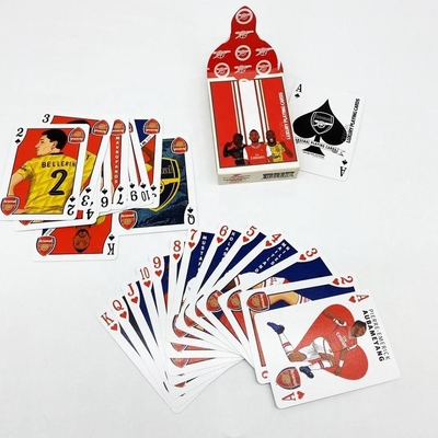Desenho personalizado Cartões de jogo Fabricação para jogos de futebol Attax Casual Games