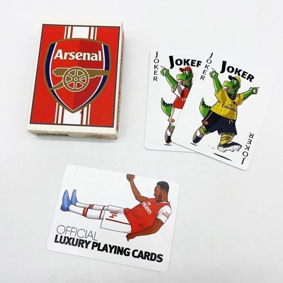 Cartões de jogo de Futebol Estrela 100 Cartões de Plástico