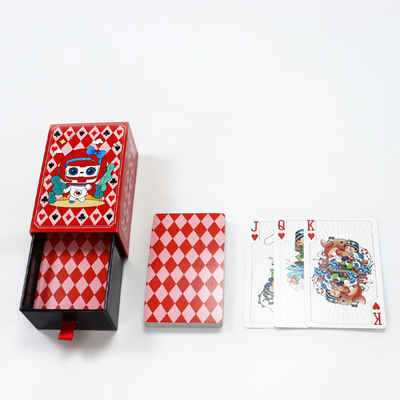 Impressão personalizada de cartas de jogo de cassino para recreação de póquer de mesa ecológica