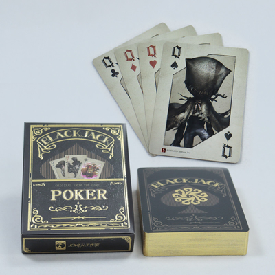 Logotipo Impresso Personalizado Folha de Ouro Prateada Borda de Poker Em Papel de Luxo No Formato AI