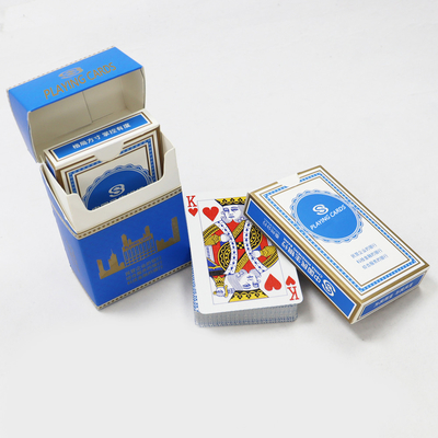 Customize jogo de cartas Lacado Marca Privada Dois baralhos Jogar cartas com caixa