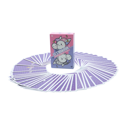 Costumes de animação de desenhos animados personalizados Cosplay Deck de cartas de jogo impresso para papel normal
