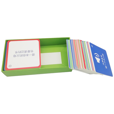 2 a 4 anos de idade Palavras Inglês aprendizagem Brinquedos Cartões com logotipo personalizado e flash