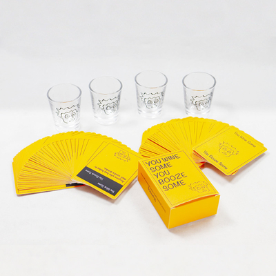 Cartões de jogo de amigos personalizados para a melhor experiência de festa