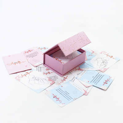 Customize o seu próprio design Duplo Box Set Mulheres jogo de cartas de afirmação positiva para casais
