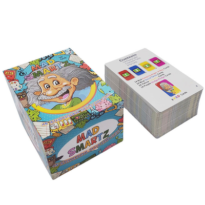 Conversação Educativa Familiar Personalizada Jogo de Cartas Laminamento Superfície de Revestimento