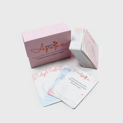 Jogos de cartas de afirmação Jogos de cartas personalizados Faça ou Desafie Perguntas Diárias Flash Cards Deck