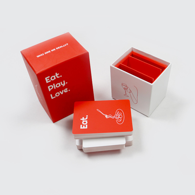Jogos de cartas personalizados de intimidade de casais adultos para interações significativas
