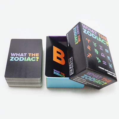 Cartas de jogo impermeáveis para adultos com tampa e base Número de cartas 54