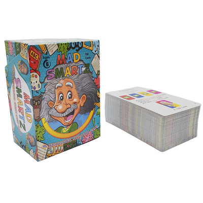 Conjunto de caixa dupla Cartões de jogo de design personalizado para crianças Habilidade interpessoal Jogo de tabuleiro engraçado