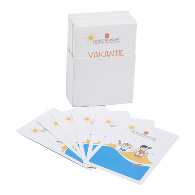 Logotipo personalizado Impresso Cartões de jogo de memória educacional personalizados para crianças Aprendizagem do alfabeto