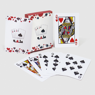 Impressão de decks de pôquer de plástico de design personalizado à prova d'água para a Arábia Saudita Entertainment