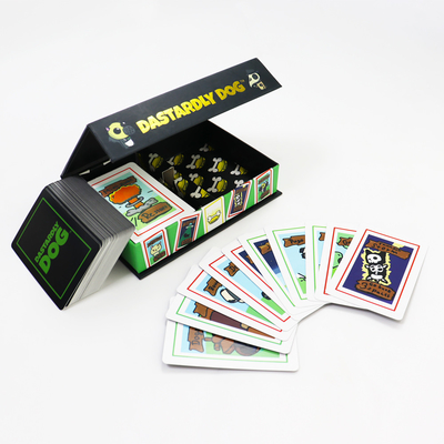 Impressão personalizada Design OEM Transferência de calor Cartão de jogo de tabuleiro impresso