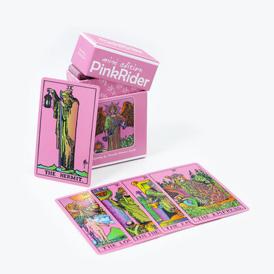 Cartões de Tarô personalizados CMYK Impresso 300-400gsm papel de arte com guia