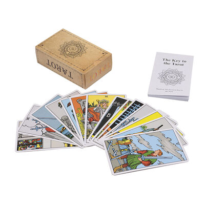 Cartas de Tarot de Papel Duráveis com Design Personalizado com Impressão Offset CMYK 4 Cores